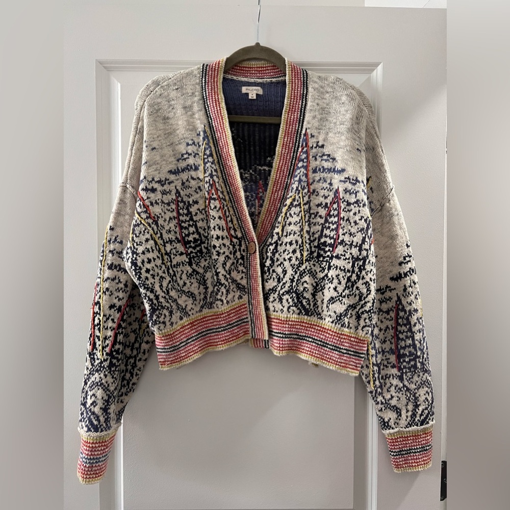 Anthropologie Pilcro Cropped Cardigan